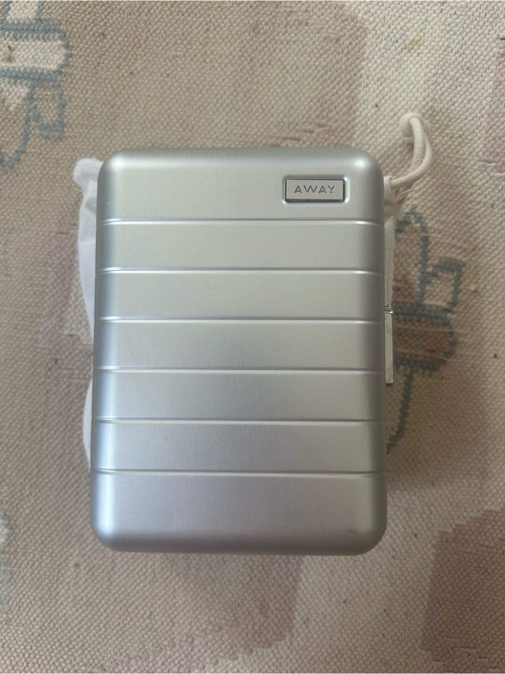 Away Mini Suitcase - Silver Aluminum, Hard to Fine RARE